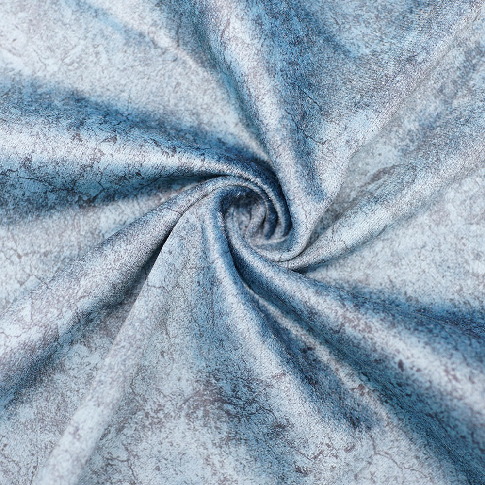 Marble pattern printing holland velvet sofa upholstery fabric