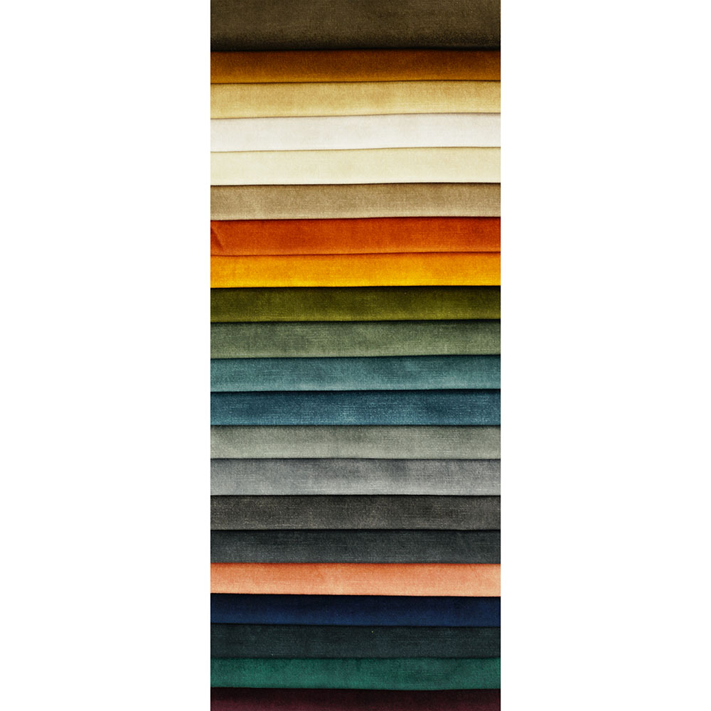 100% Polyester Plain Dyed Holland Velvet Fabric For Upholstery Home Textile Sofa Fabric Products