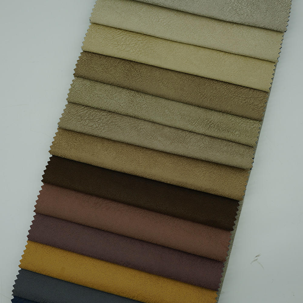 100% Polyester Suede Fabric For Upholstery Home Textile Sofa Fabric Products