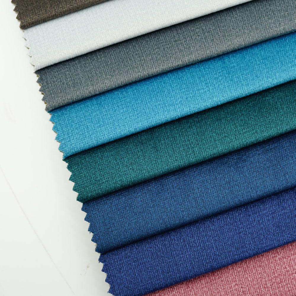 100% Polyester Velvet Fabric Sofa Upholstery Fabric For Living Room Sofa Furniture 