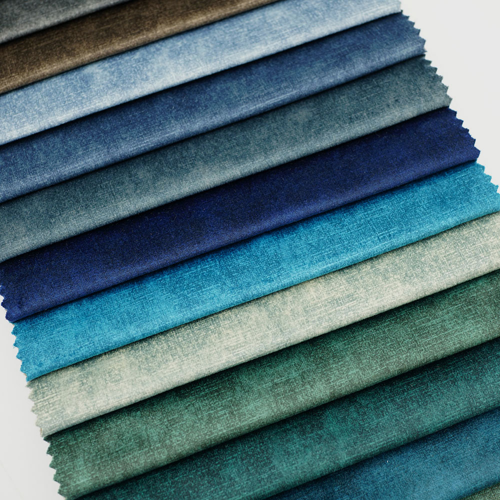 Custom Sofa Upholstery Fabrics Polyester Velvet Fabric For Sofas And Furniture Cover