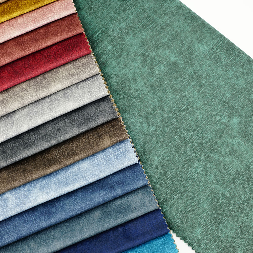 Sofa Upholstery Fabrics Polyester Velvet Fabric For Sofas And Furniture Cover
