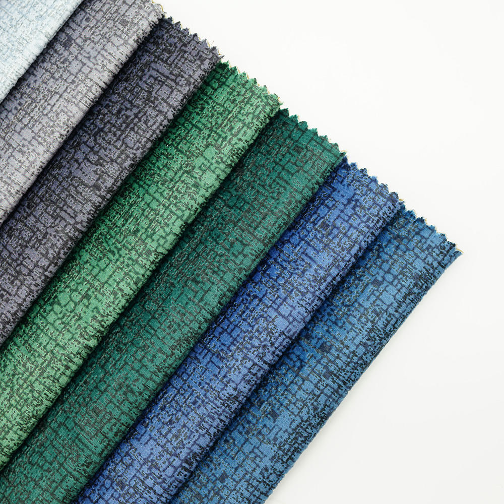 New fashion designing holland velvet printing upholstery fabric