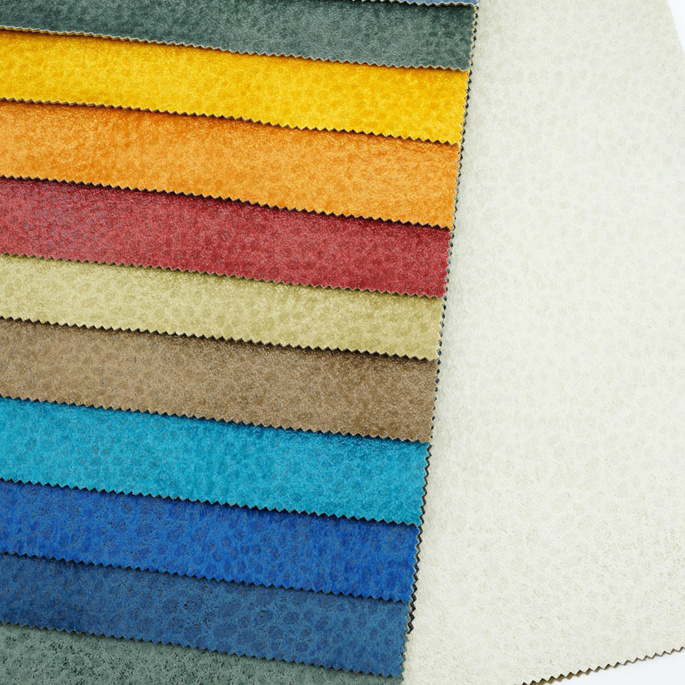 Wholesale customized arabic fashion style printing and glue embossed holland velvet upholstery fabric