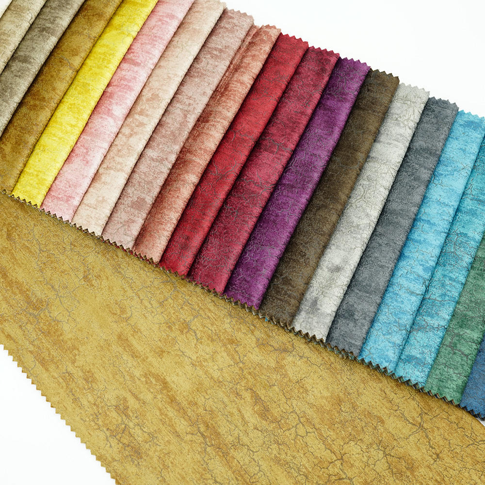 100% Polyester Velvet Sofa Upholstery Fabric