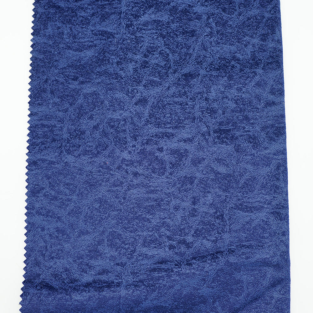 Super Soft Customized Glue Embossed Velvet Knitted Fabric For Upholstery Arabic Market