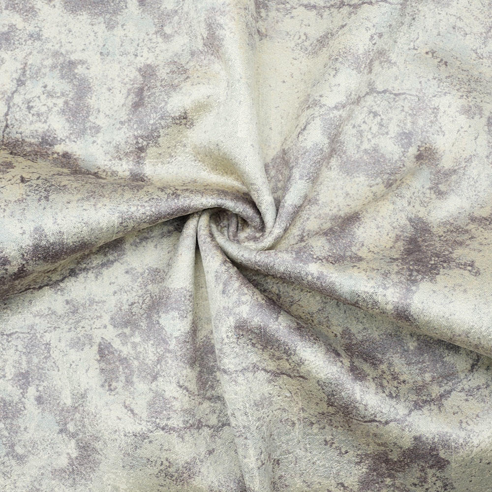 2022 New Trendy Printing Sofa Fabrics Glue Embossed Velvet Furniture Upholstery Fabric