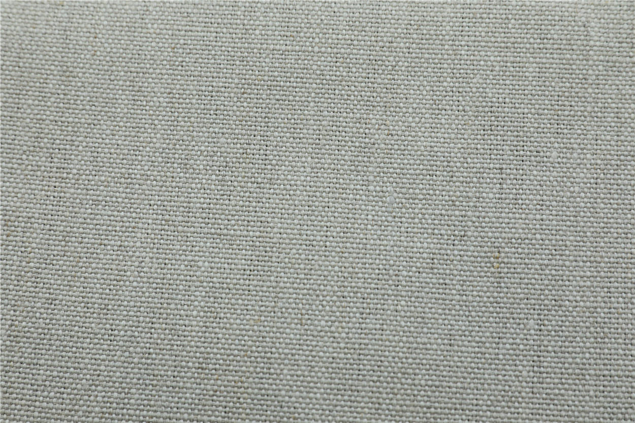 280cm Wide Width Plain Dyed stock 100% French Linen fabric For Sofa Curtain Bedding