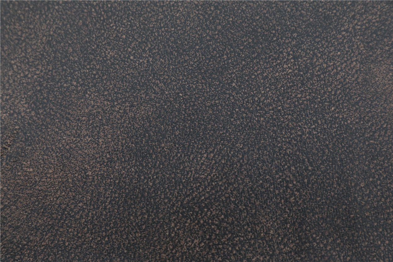 Polyester fake leather fabric for sofa bonding fake leather furniture fabric