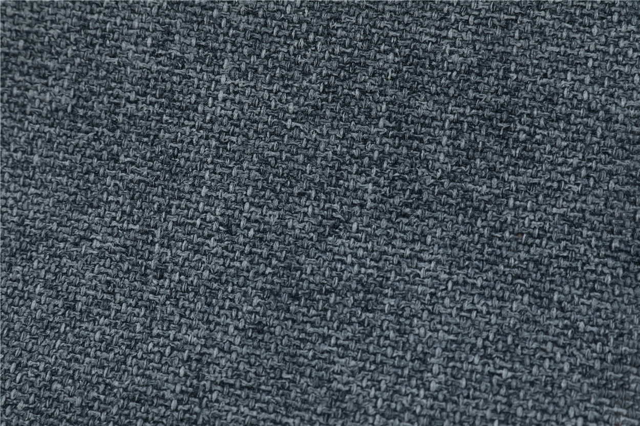 Polyester linen like blackout curtain fabric blackout